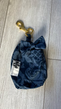 Load image into Gallery viewer, Treat Pouch With Bow Tie &amp; Poop Bag Pocket . Deep Sea Blue Hawaii