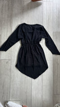 Load image into Gallery viewer, Bio Linen Love Dress . Black Lava