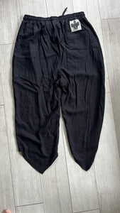 Bio Linen Life Pant . Black Lava