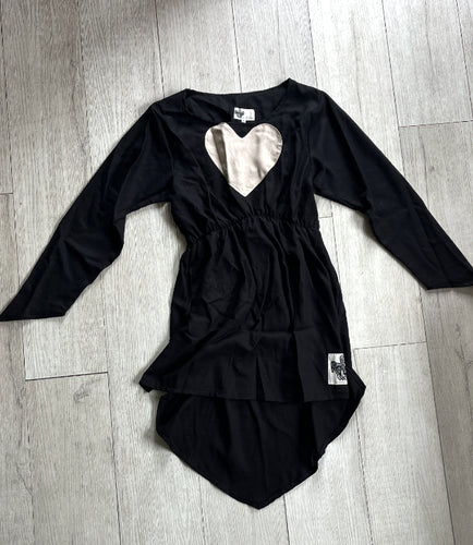 Bio Linen Love Dress . Black Lava (Copy)